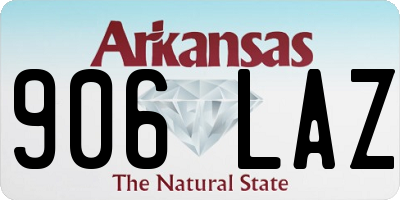 AR license plate 906LAZ