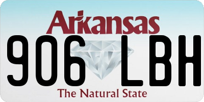 AR license plate 906LBH
