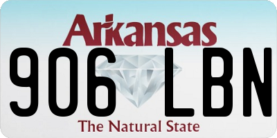 AR license plate 906LBN