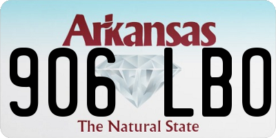 AR license plate 906LBO