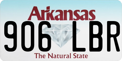 AR license plate 906LBR