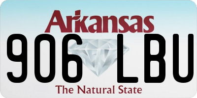 AR license plate 906LBU