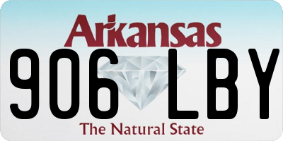 AR license plate 906LBY