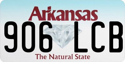 AR license plate 906LCB