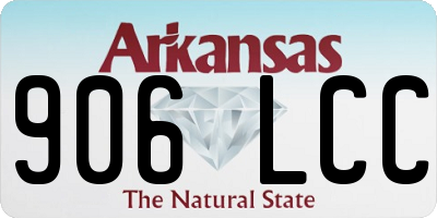 AR license plate 906LCC