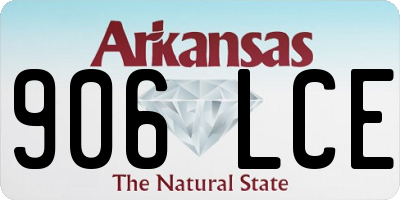 AR license plate 906LCE