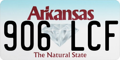 AR license plate 906LCF