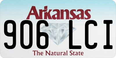 AR license plate 906LCI