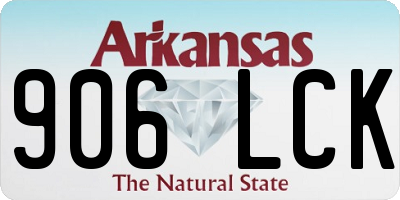 AR license plate 906LCK