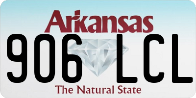 AR license plate 906LCL