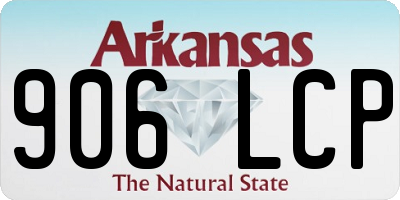 AR license plate 906LCP