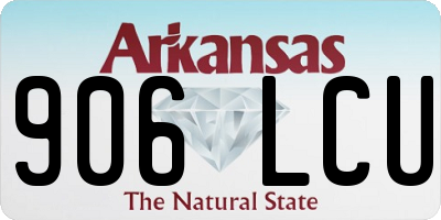 AR license plate 906LCU