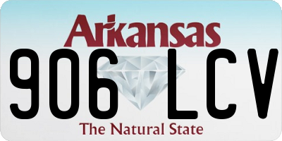 AR license plate 906LCV
