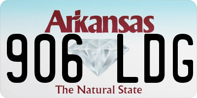 AR license plate 906LDG