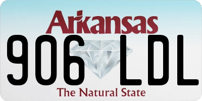 AR license plate 906LDL