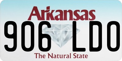 AR license plate 906LDO