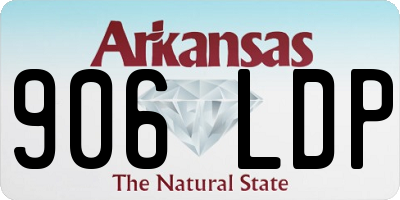 AR license plate 906LDP