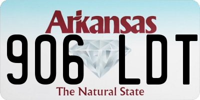AR license plate 906LDT