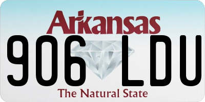 AR license plate 906LDU