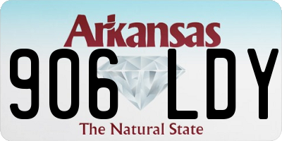 AR license plate 906LDY