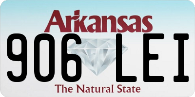 AR license plate 906LEI