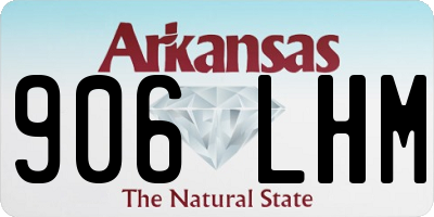 AR license plate 906LHM