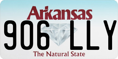 AR license plate 906LLY