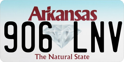 AR license plate 906LNV