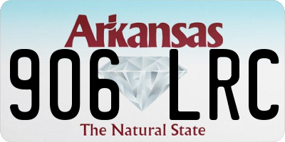AR license plate 906LRC
