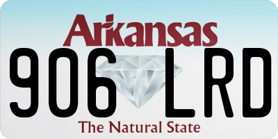 AR license plate 906LRD