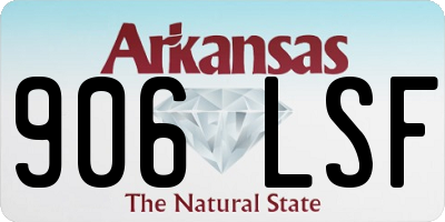 AR license plate 906LSF