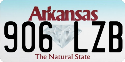 AR license plate 906LZB