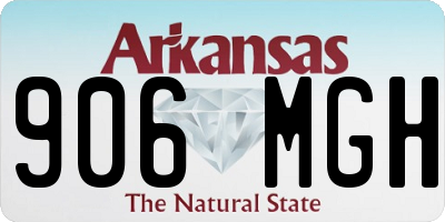 AR license plate 906MGH
