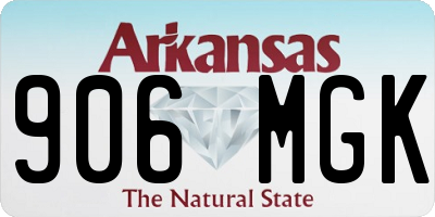 AR license plate 906MGK