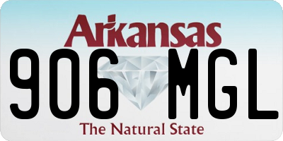 AR license plate 906MGL