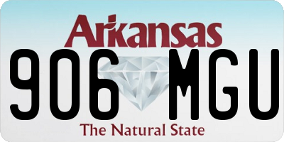 AR license plate 906MGU