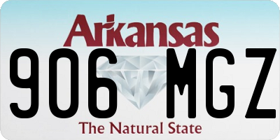 AR license plate 906MGZ