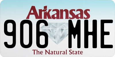 AR license plate 906MHE