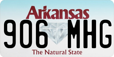 AR license plate 906MHG