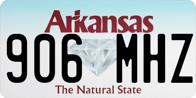 AR license plate 906MHZ