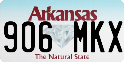 AR license plate 906MKX