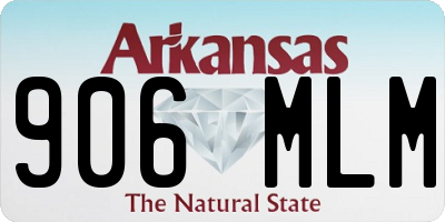 AR license plate 906MLM