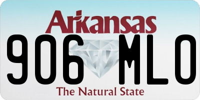 AR license plate 906MLO