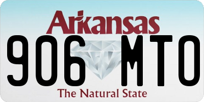 AR license plate 906MTO