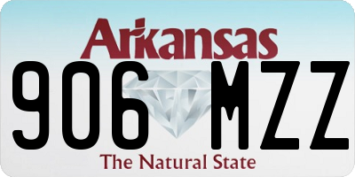 AR license plate 906MZZ
