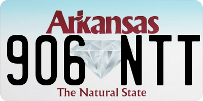AR license plate 906NTT