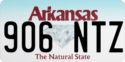 AR license plate 906NTZ
