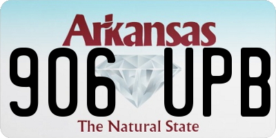 AR license plate 906UPB