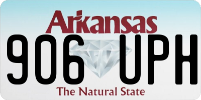 AR license plate 906UPH