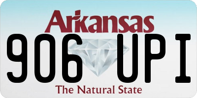 AR license plate 906UPI